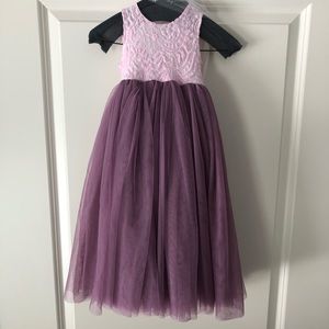 Flower girl dress. First birthday dress. Size 12-18months.